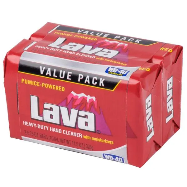 Lava Heavy-Duty Hand Cleaner with Moisturizers, Twin-Pack, 5.75 OZ (100867)