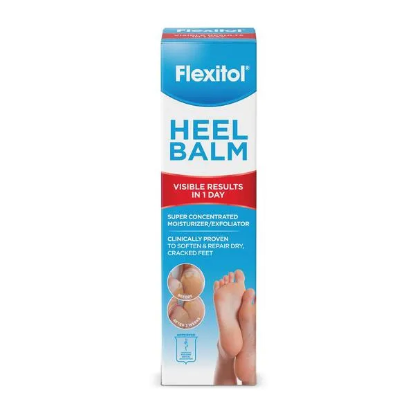 Flexitol Heel Balm, Rich Moisturizing & Exfoliating Foot Cream, Original Version, 4 Oz