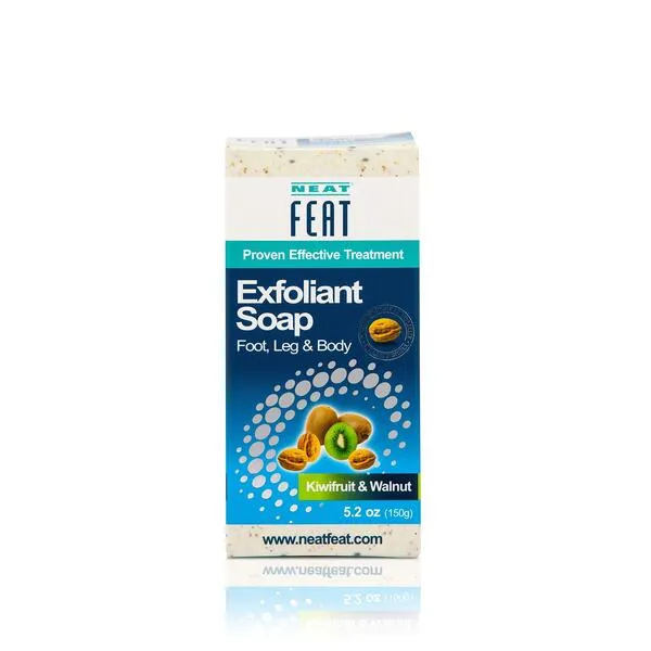 Neat Feat Kiwifruit and Walnut Foot Scrub Soap, 5.2 Fl. oz.