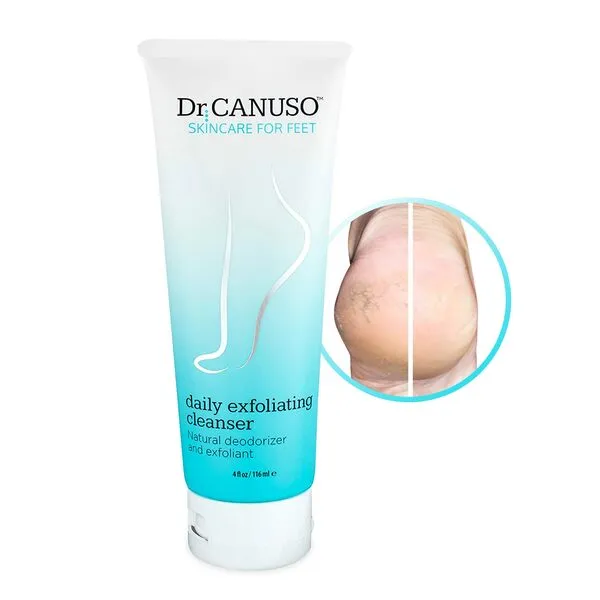 Daily Exfoliating Cleanser Foot Scrub - Feet Care, Deodorizer, Cleans, Repair Rough Heels, Prevents Dry Skin and Cracked Heels, Remove Dead Skin, Make Hard Callus Dead Skin to Soft and Smooth Skin