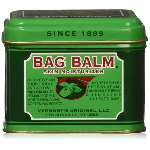 Bag Balm Vermont's Original Hand Moisturizer, Hand Balm for Dry Skin, Cracked Hands, Heels & Dry Hands Treatment, For Dogs and More Ointment, Dry Skin Lotion - 4oz Tin, 1 Pack