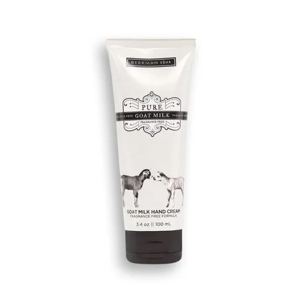 Beekman 1802 Pure Goat Milk Hand Cream - Moisturizing Lotion for Dry Skin - Anti-Aging Hydration - Good for Sensitive Skin - Cruelty Free