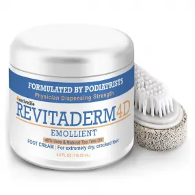 Revitaderm 40% Urea Cream for Calloused, Cracked Feet, Heels & Elbows - Best Callus Remover Lotion Urea Cream 40 Percent for Feet 4oz with Pumice Stone, Softens & Rehydrates Rough, Cracked, Dry Skin
