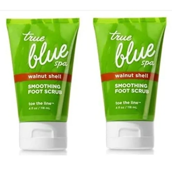 True Blue Spa 2 Pack Walnut Shell Smoothing Foot Scrub. Toe the line. 4 Oz