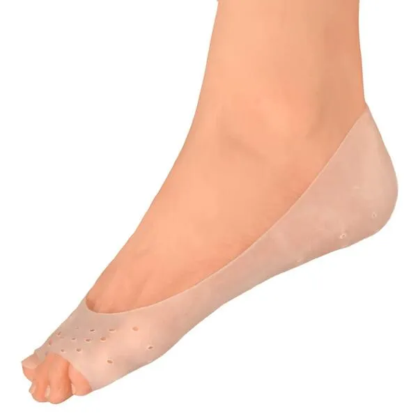 Dr. Frederick's Original Moisturizing Gel Socks - 4 Pieces - Prevents Dry Cracked Heels & Cracked Feet - Day & Night Socks - W4-10 | M5-8