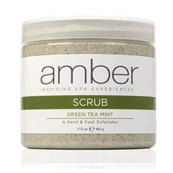 Amber Manicure & Pedicure Green Tea Mint Hand & Foot Scrub