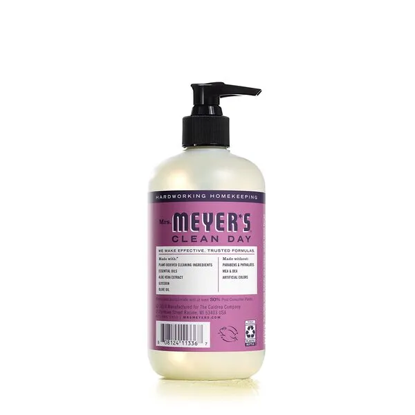 Mrs. Meyer's Liquid Hand Soap, Cruelty Free and Biodegradable Hand Wash Formula Made with Essential Oils, Plum Berry Scent, 12.5 oz - Pack of 3