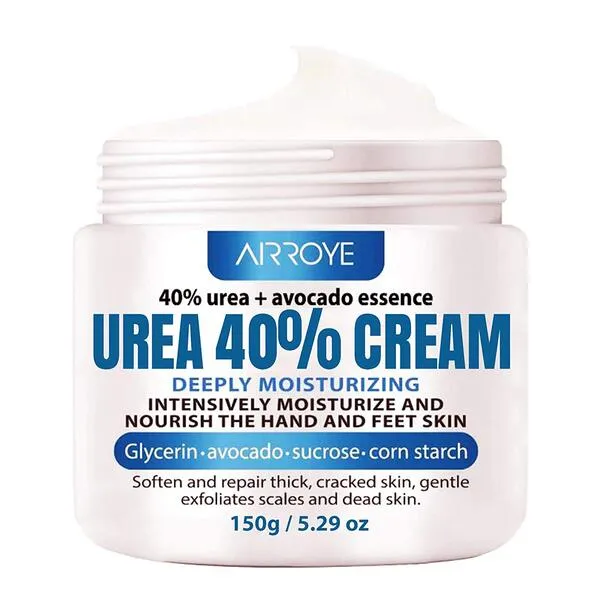 AirroYE Urea 40% Foot Cream,Foot Cream for Cracked Heels and Dry Skin,Natural Moisturizes Nourishes for Dry and Rough Skin. 5.29OZ