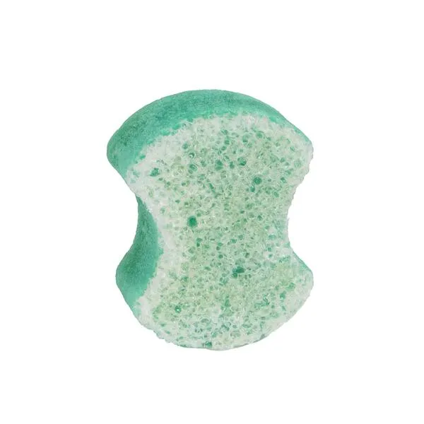 Spongeables Pedi-Scrub Foot Buffer, The Soap is in The Sponge, Contains Peppermint and Tea Tree Oil, Foot Exfoliating Sponge, 20+ Washes, Mint Scent, 2oz Sponge, 1 Count, Green (S157a6-aMZ)