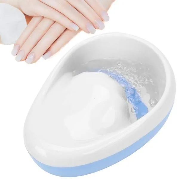 Electric Bubble Nail Soaking Bowl, Durable Manicure Hand Bowl Jet Spa Massage Nail Treatment Remover Manicure Spa Tool for Soak Soothing Relaxing Manicure Machine Soften Cuticles