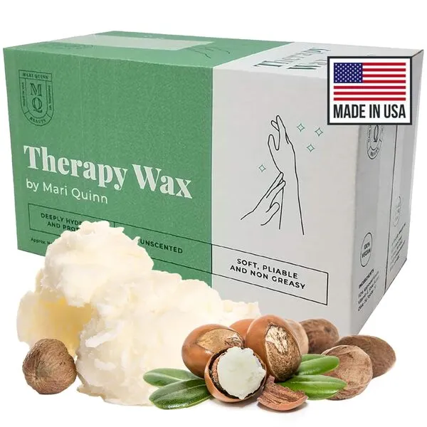 Blended Waxes, Inc. Therapy Wax by Mari Quinn, Deeply Hydrates and Protects, Soft Pliable and Non Greasy, Unscented (6pk)