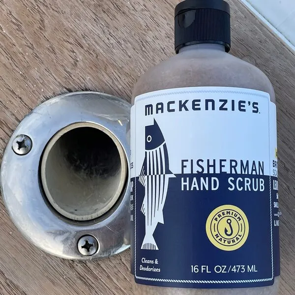 MacKenzie's Fisherman Hand Scrub - 16 Oz - Cleansing & Deodorizing Hand Cleaner - Gifts for Fisherman, Cooks & Gardeners