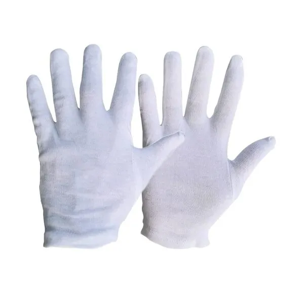 SANCNEE 12 Pairs Moisturizing Gloves, Soft White 100% Cotton Gloves for Dry Hands, Eczema, Medium