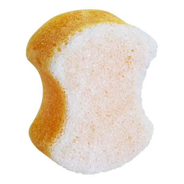 Spongeables Pedi-Scrub Foot Buffer, The Soap is in The Sponge, Contains Tea Tree Oil, Foot Exfoliating Sponge with Heel Buffer and Pedicure Oil, 20+ Washes, Papaya Scent, 2oz Sponge, 1 Count