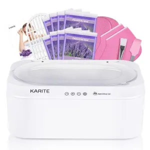 KARITE Paraffin Wax Machine for Hands and Feet with Auto Open Lid, Arthritis Paraffin Bath,20Min Fast Wax Meltdown, Precision Temperature Control, 4500ml Paraffin Warmer with 18Pack Refills