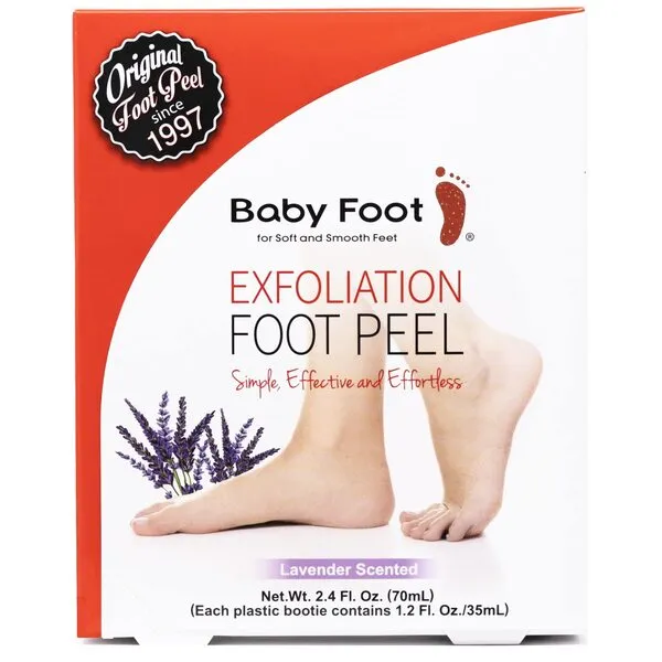 Baby Foot Original Foot Peel Mask with Men's Foot Peel - Repair Rough, Dry Cracked Feet and remove Dead Skin, Repair Heels and enjoy Baby Soft Smooth Feet - 2.4 Fl. Oz