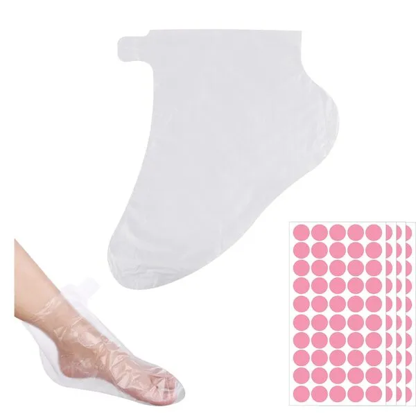 200 Pcs Paraffin Wax Bath Liners Hands & Feet, Paraffin Baths Socks Therabath Foot Covers Hot Wax Mitten Bags for Paraffin Wax Machine Wax Treatment