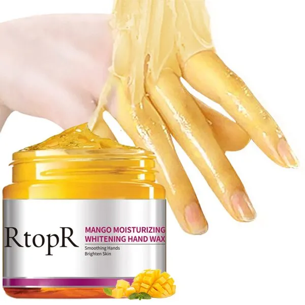 Hands Mask Mango Hand Wax Moisturizing Repair Exfoliating Calluses Filming Anti-Aging Hand Skin Cream Hand Peeling Mask 50g