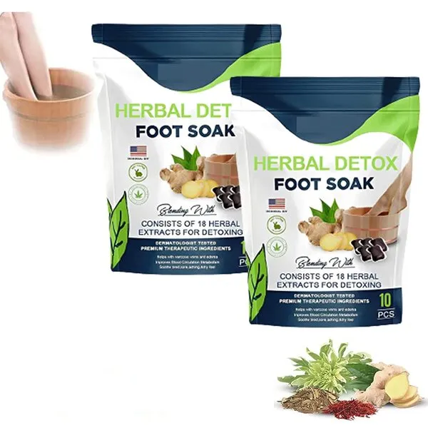 S SOORIYAN Tea Tree Oil Foot Soak with Epsom Salt - For Toenail Repair, Athletes Foot, Softens Calluses,Soothes Sore & Tired Feet, Nail Discoloration, Foot odor Scent, Spa Pedicure Foot Care (2 Pack