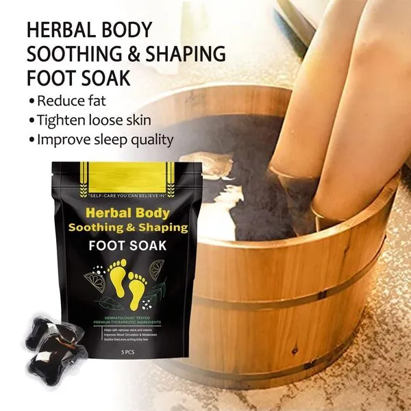 QUAAM 10PCS Herbal Body Cleansing Foot Soak Beads, Body Foot Soak, Herbal Foot Cleansing Soak Beads (2 Pack /10 PCS)