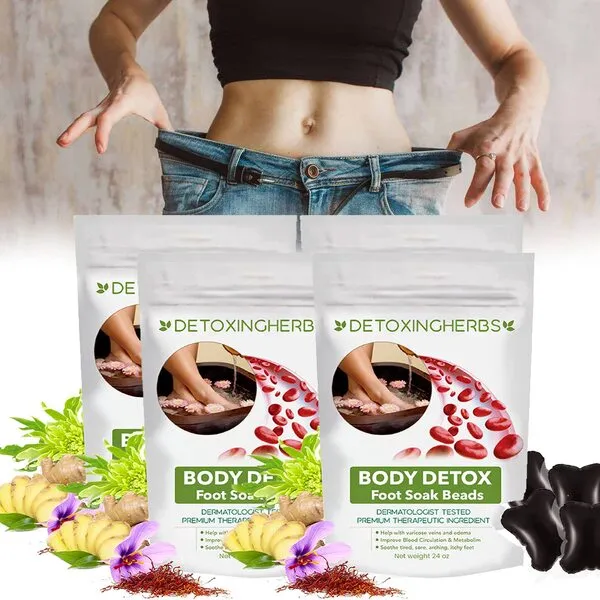 2023 New Detoxingherbs Cleansing Foot Soak Beads,Herbal Detox&Shaping Cleansing Foot Soak Beads,Slimwe Daily Rebody Body Detox Foot Soak,Detoxing Herbs Foot Soak Beads for Weight Loss (40pcs)