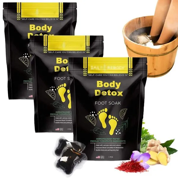 15 Pcs Herbal Detox&Shaping Cleansing Foot Soak Beads-Body Detox Foot Soak,Herbal Detox Cleansing Foot Soak Beads,Herbal Foot Cleansing Soak Beads for Men Women（3 boxes）