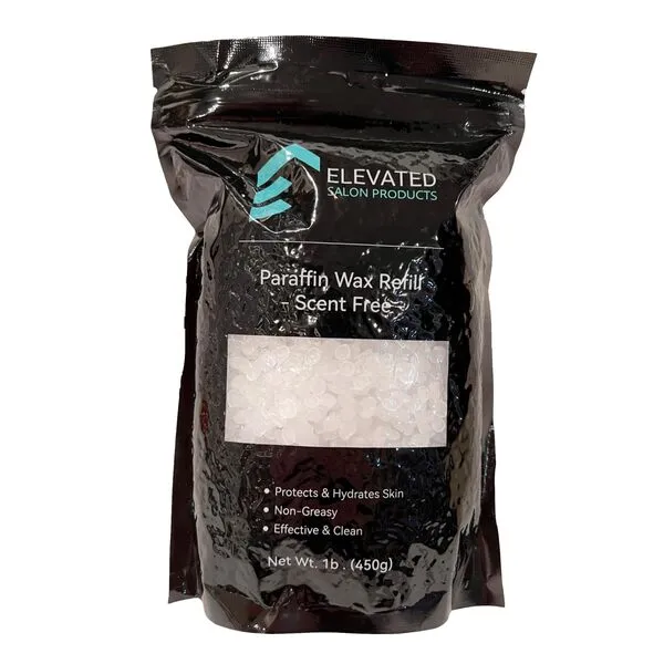 Elevated Paraffin Wax Refills 6lbs Pack - Unscented Paraffin Wax Refill | Paraffin Wax Beads for Hands & Feet | Hydrate, Moisture, Protect & Skin - Paraffin Wax Bath to Soothe Soreness & Stiffness