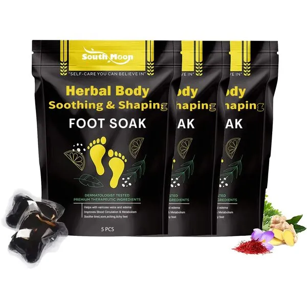 15Pcs Body Detox Foot Soak, Herbal Detox and Shaping Cleansing Foot Soak Salts Beads