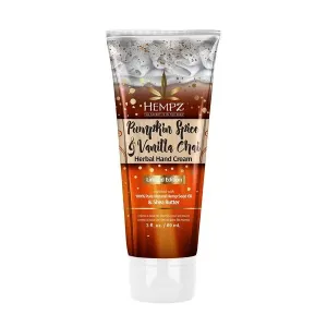 Hempz Pumpkin Spice & Vanilla Chai Moisturizing Hand Cream Lotion (3 Oz) – Mini Fall Scented Travel Cream Skin Care for Women & Men, Made with Shea Butter for Combatting Dry Hands while Travelling